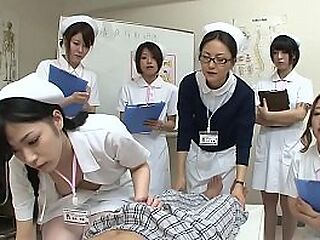 JAV nurses CFNM render unnecessary vocation viva voce vocation sit-in Subtitled